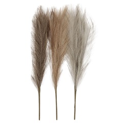 Umjetne biljke - Pampas trava dekor - smeđa, siva, bež