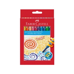 Voštane bojice u olovci Faber Castell Twist 12 kom | 12 pcs