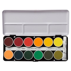 Set akvarel boja Cake Colors Opak Holbein | 12 pcs