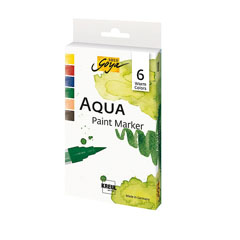 Set akvarel flomastera Aqua Solo Goya Warm Colors - 6 kom