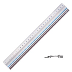 Aluminijsko ravnalo za sečenje LENIAR - 100 cm