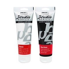 Set prajmera u crnoj i bijeloj boji Pébéo 2x100ml