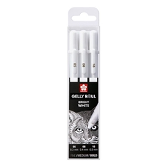 Gel olovke Sakura Gelly Roll bright white - 3 komada / izaberi varijantu