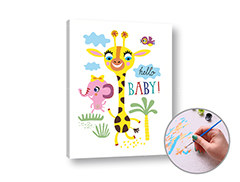Slikanje po brojevima HELLO BABY - male težine