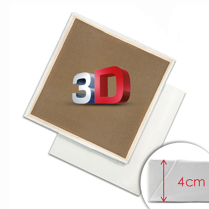 3D Slikarsko platno na ramu PROFI - izaberite dimenziju