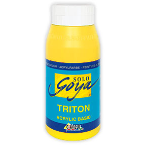 Akrilna boja Solo Goya TRITON 750 ml - Genuine Yellow Light 