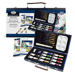 Koferčić / Set akrilnih boja u drvenoj kutiji - for Beginners 