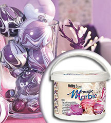 Set boja za mramorni efekt Hobby Line Magic Marble - Božić