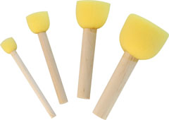 Set spužvastih kistova - 4 djelni