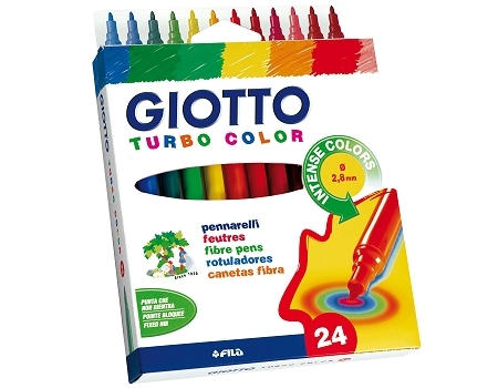 Flomasteri GIOTTO TURBO COLOR / 24 boja