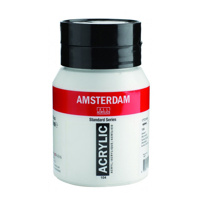 Akrilna boja Amsterdam Standard Series 500 ml - 104 Zinc White