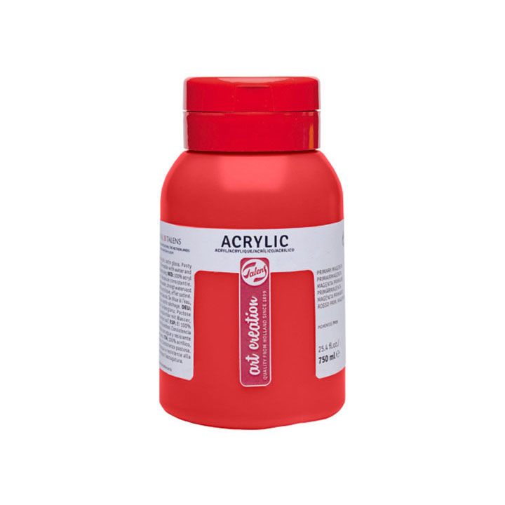 Akrilna boja ArtCreation Essentials 750 ml - naftol crvena - 396