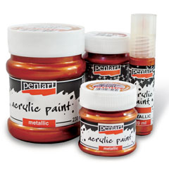 Akrilna boja PENTART metalik - 230 ml - odaberite nijansu