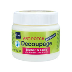 Lak i ljepilo za dekupaž ART POTCH polumat - 150 ml