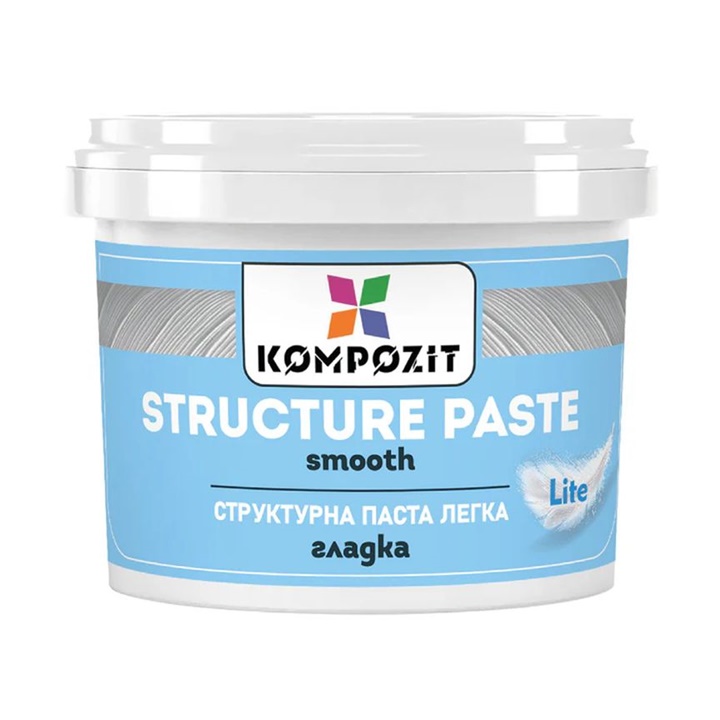 Bijela glatka strukturirajuća pasta LITE | Razni svesci | 1 000 ml