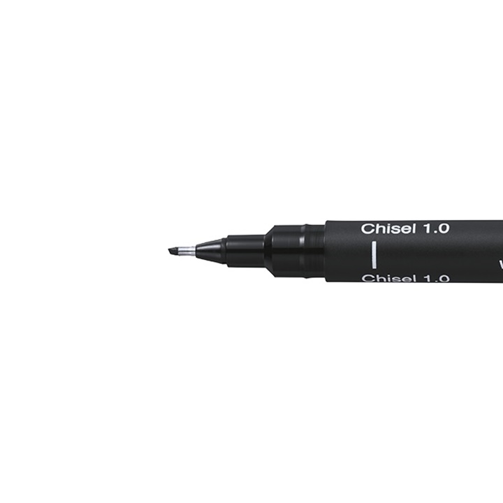 Crna kreativna podstava UNI PIN s odrezanim vrhom | 1.0 mm