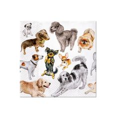 Decoupage salvete - Dogs Happiness - 1kom