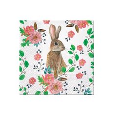 Decoupage salvete - Rabbit Berries - 1kom