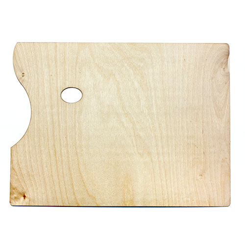 Drvena pravokutna paleta - 30x40 cm