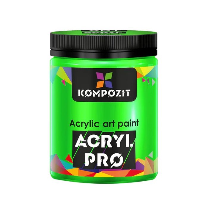 Fluorescentna akrilna boja ACRYL PRO ART Composite 430 ml | 551 green