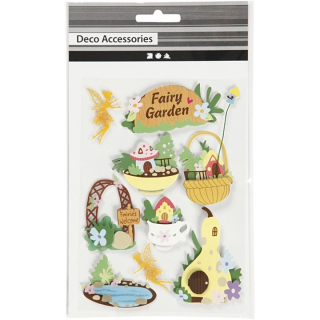 3D naljepnice Fairy Garden