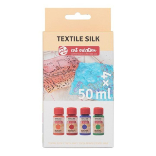 Boje za svilu Talens Art Creation Basic - set 4 x 50 ml