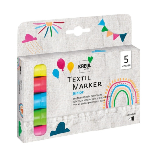Flomaster za tekstil KREUL - set Junior 5 komada