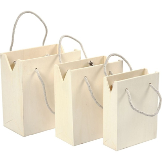 Set drvenih vrećica - 3 komada