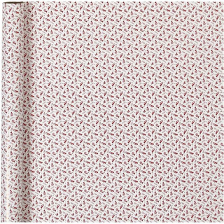Ukrasni papir | red white trumpet 70 cm x 4 m