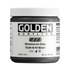 GOLDEN Heavy Body Micaceous željezno-oksidna akrilna boja 118 ml | Razne boje