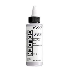 GOLDEN High Flow Interference Acrylic Paint 118 ml | 8510 Blue Fine