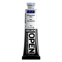 GOLDEN OPEN Sporosušeća akrilna boja 59 ml | 7005 Anthraquinone blue