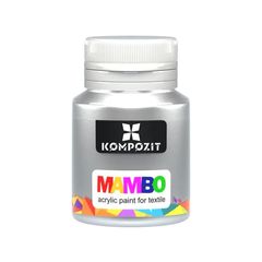 MAMBO metalik boja za tekstil i kožu 20 ml | 53 Srebro
