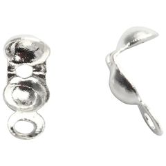 Metalne završne kapice za nakit, 20 kom | Silver