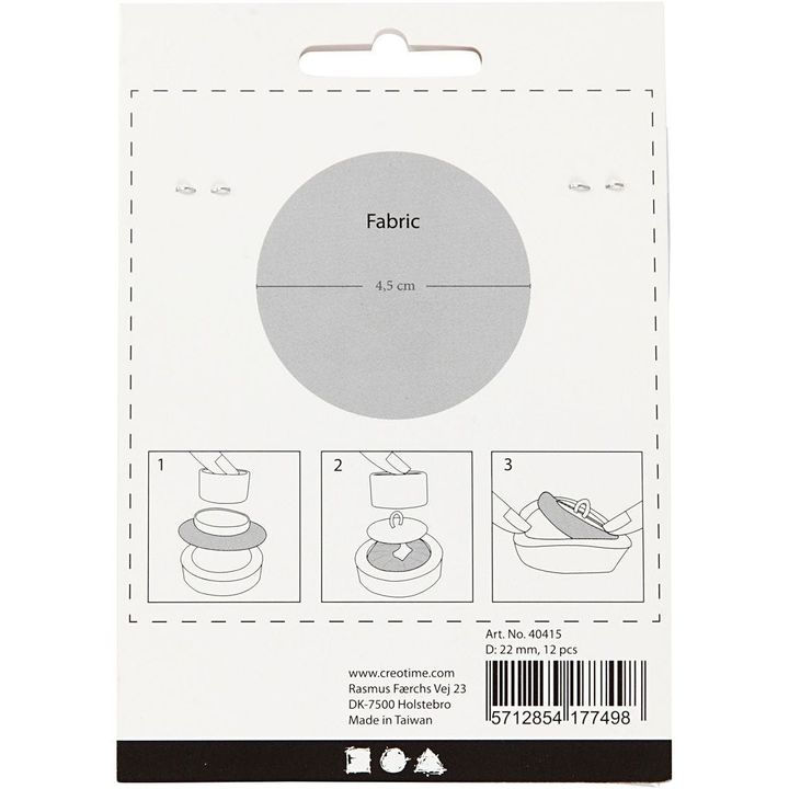 Osnova za izradu dugmadi - 12 komada