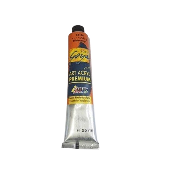 Premium akrilna boja SOLO GOYA 55 ml | true orange