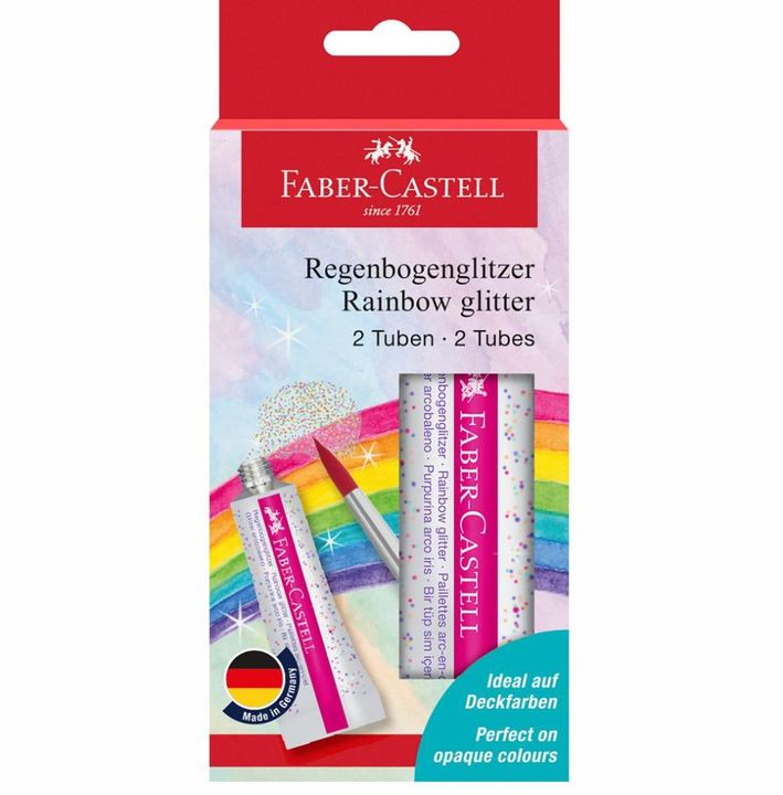 Rainbow glitter za vodene boje 2 x 12 ml