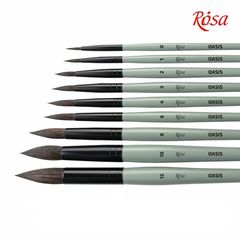 ROSA OASIS 188 Prirodna okrugla četka | č. 0