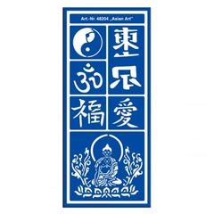 Samoljepljiva šablona Asian art 12,5 x 28,5 cm
