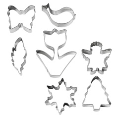 Set metalnih oblika - 4 komada - razni oblici