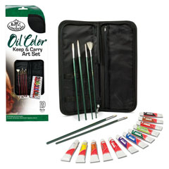 Set uljanih boja Essentials u peratonici - 19 dijelova