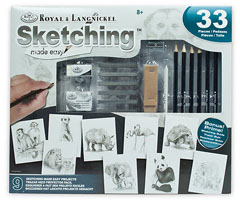 Set za skiciranje Royal & Langnickel AME110 / 33 delni