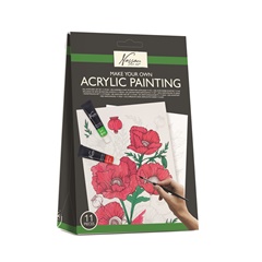 Set za slikanje akrilnim bojama - Cvijeće