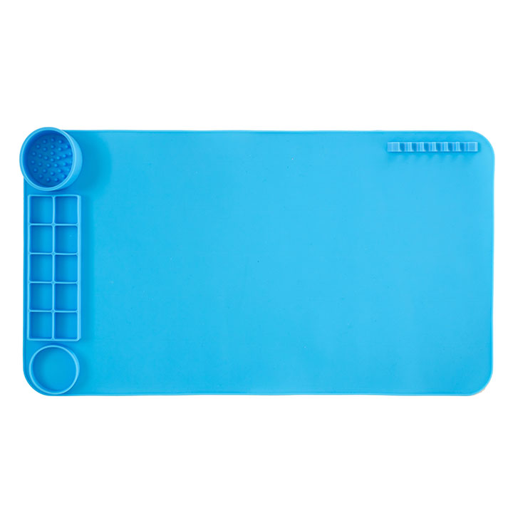 Silikonska podloga za slikanje 500x280 mm | Blue
