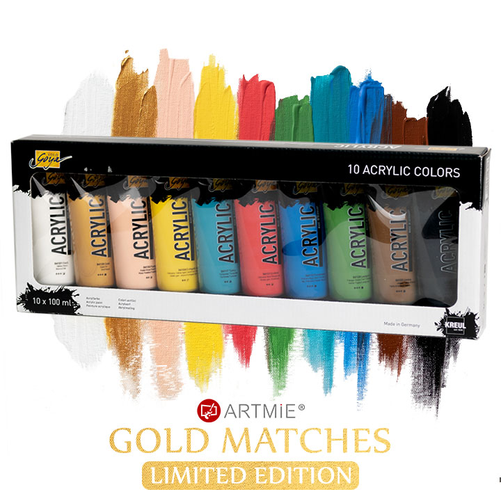 Solo Goya akrilne boje - ARTMIE Gold Matches