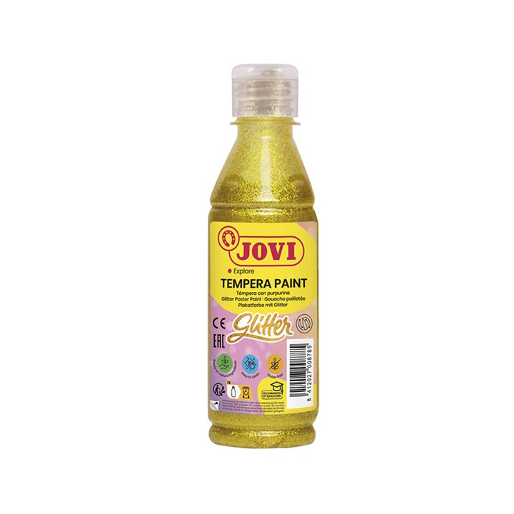 Tekuća svjetlucava tempera boja JOVI 250 ml | Yellow
