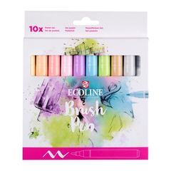 Vodene olovke ECOLINE BRUSH PEN pastel 10 kom